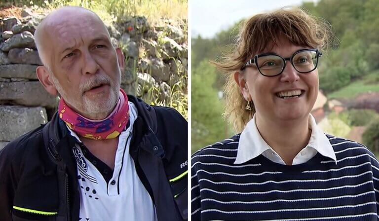 Rob (links) en Monique (rechts) maken hun debuut als deelnemers in aflevering 27 van B&B Vol Liefde 2025.