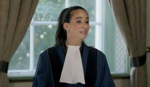 MAFS 2026 trouwambtenaar Soraya de Bakker tijdens seizoen 11 van Married at First Sight.